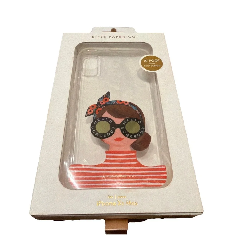 Rifle Paper Co. Hello‎ Gorgeous Case for iPhone XS Max, Drop Protection